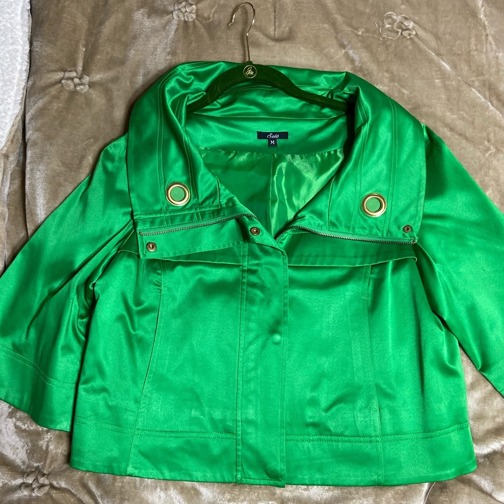 Shiny Green Jacket by Sele